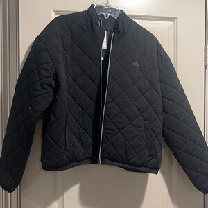 NWT adidas Black Quilted Jacket XL